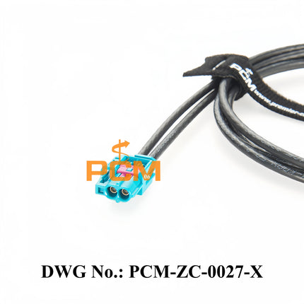 Original Rosenberger HFM Mini FAKRA Double Vertical AMK16C-1M4Z5-Z to 2*FAKRA 59Z113-000Z RF Coax Cable for Car Panoramic Camera