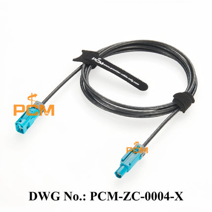 Original Rosenberger IP67 Waterproof FAKRA RF Coaxial Cable FAKRA Z Male to Female Extension Cable 59Z176-C01-Z to 59Z163-003-Z