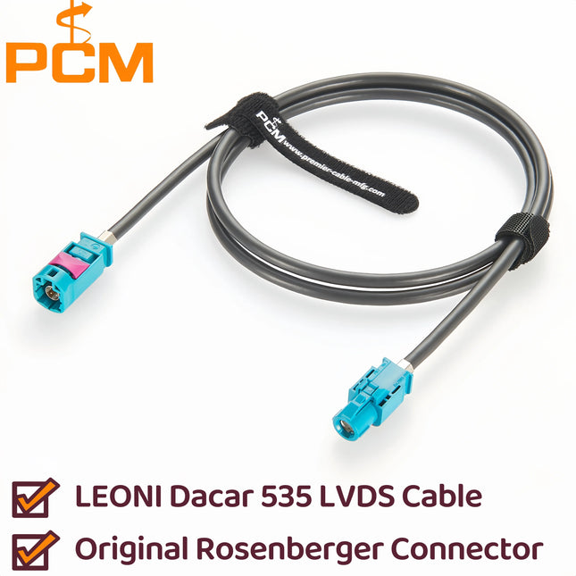 Original Rosenberger HSD D4S10A-1D5A5-Z to D4K10A-1D5A5-Z FPD Link 2/3 LVDS Cable HSD 4Pin Z Code Male to Female Extension Cable
