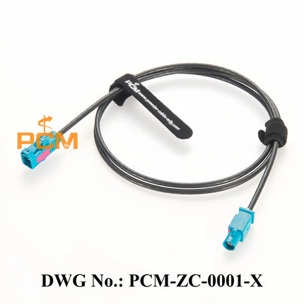 Original Rosenberger FAKRA 59Z114-000Z to 59Z113-000Z RF Coaxial Cable GMSL2 FAKRA Z Male to Female Extension Cable for Cameras
