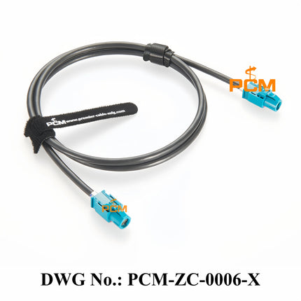 Original Rosenberger D4K10A-1D5A5-Z HSD 4P Z Code Female to Female LVDS Cable HSD to HSD STP Cable for FPD-Link III GMSL2 Camera
