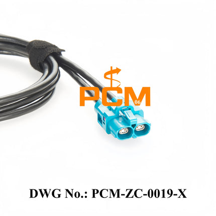 Original Rosenberger H-MTD Car Ethernet Cable E6K10B-1CAZ5-Z Double Port Z Code Female Vehicle Automotive Ethernet Cable Harness