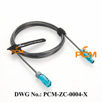 Original Rosenberger IP67 Waterproof FAKRA RF Coaxial Cable FAKRA Z Male to Female Extension Cable 59Z176-C01-Z to 59Z163-003-Z