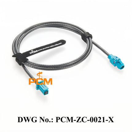 Original Rosenberger H-MTD E6K10A-1BZZ5-Z to TE MATEnet 2302510-9 Gigabit Automotive Ethernet Shielded Cable Harness Dacar 647-4