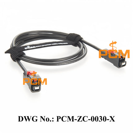 Original Amphenol NTHCF011A10S NETBridge A Code Female to Female Gigabit Automotive Ethernet Cable Assembly 50Ω-NTHLPP11A10010W