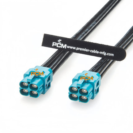 4 in 1 H-MTD Automotive Ethernet Cable Assembly Original Rosenberger E6K10D-1CAZ5-Z H-MTD Gigabit Car Ethernet Shielded Harness