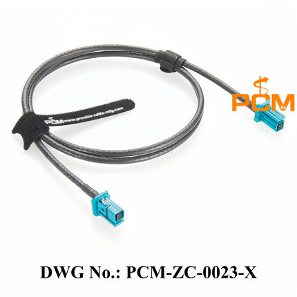 Original TE MATEnet 2302510-9 Z Code Female to Female Automotive Ethernet Cable 100/1000BASE-T1 Media Converter MATEnet Cable