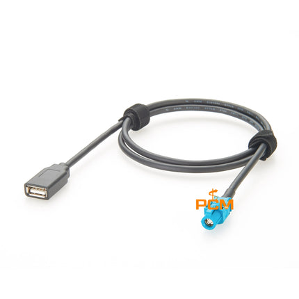 HSD to USB Cable USB 2.0 A Female to 4 Pin HSD Code Z Female Jack LVDS Cable Car Head Unit Control Screen RCC NAC Cable for BMW