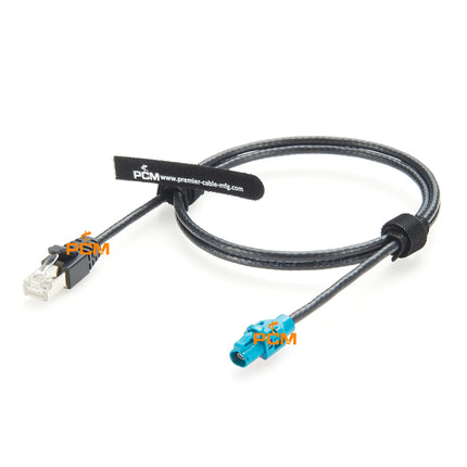 H-MTD to RJ45 Automotive Ethernet Cable Rosenberger E6K10A-1BZZ5-Z H-MTD to RJ45 Extension Cable for 1000BASE-T1 Media Converter