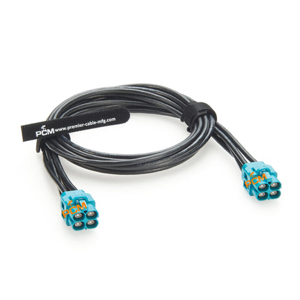 4 in 1 H-MTD Automotive Ethernet Cable Assembly Original Rosenberger E6K10D-1CAZ5-Z H-MTD Gigabit Car Ethernet Shielded Harness
