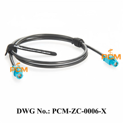 Original Rosenberger D4K10A-1D5A5-Z HSD 4P Z Code Female to Female LVDS Cable HSD to HSD STP Cable for FPD-Link III GMSL2 Camera