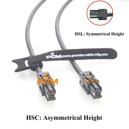 HSC to HSC Cable, HSC Automotive Wiring Harness, HSC 4P A Code Female to Female Cable for ADAS & In-Vehicle Infotainment Systems