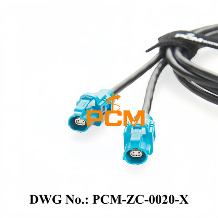 Original Rosenberger H-MTD E6K10B-1CAZ5-Z to E6K10A-1CAZ5-Z 10 Gigabit Automotive Ethernet Transmission Harness G&G 2Speed 251