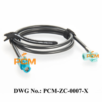 Original Rosenberger HSD 4P Z Female Straight D4K10A-1D5A5-Z to Amphenol HSD 4P O Female Right Angle 3HSD-UORJ-C44W0 LVDS Cable