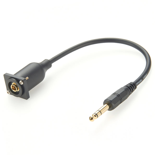 1/4 inch TRS Stereo Audio Cable Panel Mount