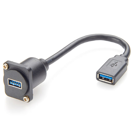 D-Type Panel Mount USB 3.0 Cable