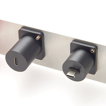 USB 3.1 Type-C D-Type Panel Mount Coupler