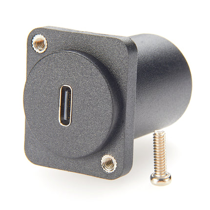 USB 3.1 Type-C D-Type Panel Mount Coupler