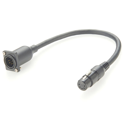 5-Pin XLR Panel Mount Microphone Cable