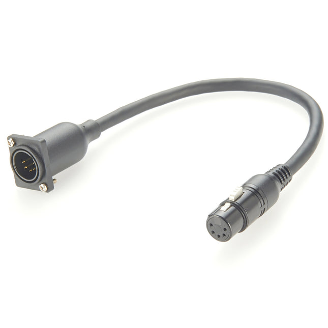 5-Pin XLR Panel Mount Microphone Cable