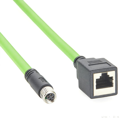 M8 Female to RJ45 Female Profinet Cable