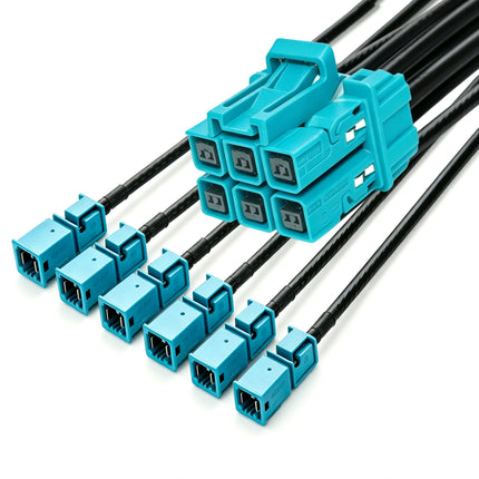 6 In 1 TE MATEnet Splitter Cable for NVIDIA DRIVE AGX Orin Platform