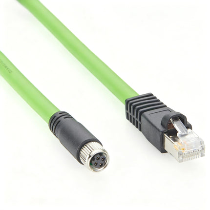 M8 4 Pin Female to RJ45 Profinet Cable