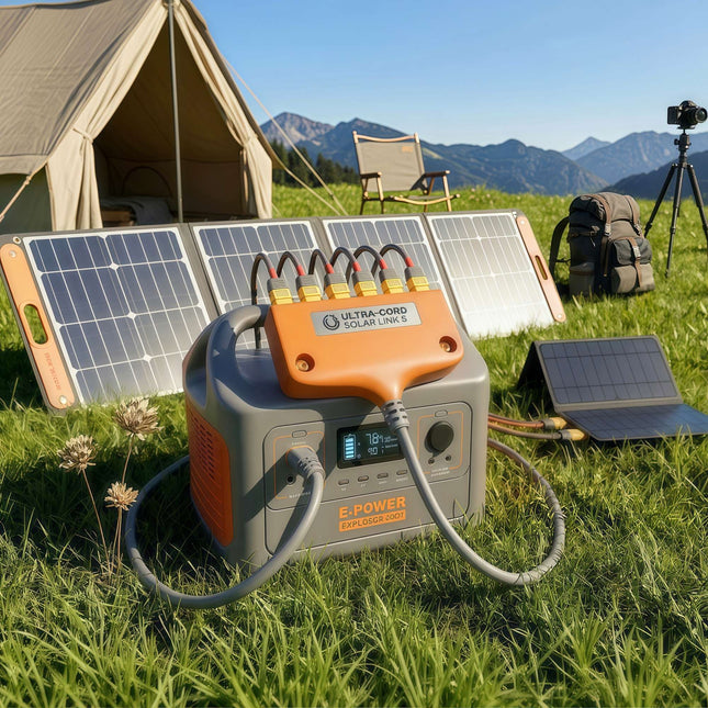6 Port Solar Charging Connector XT60 Interface