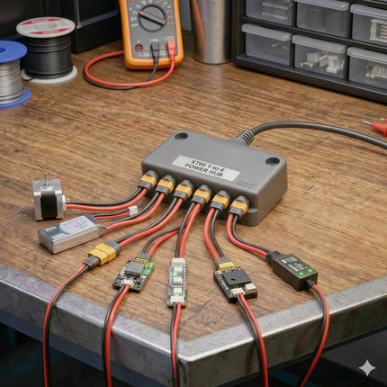 6 Port Solar Charging Connector XT60 Interface